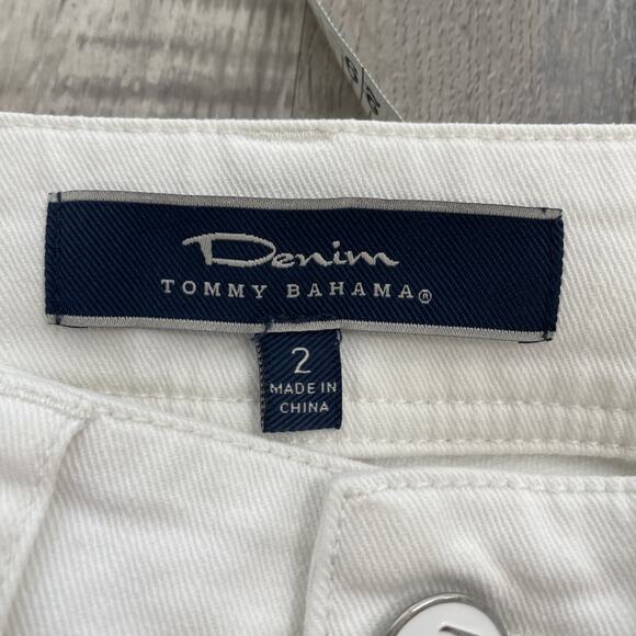 Tommy Bahama White Capri Jeans Womens Size 2 - Picture 3 of 14